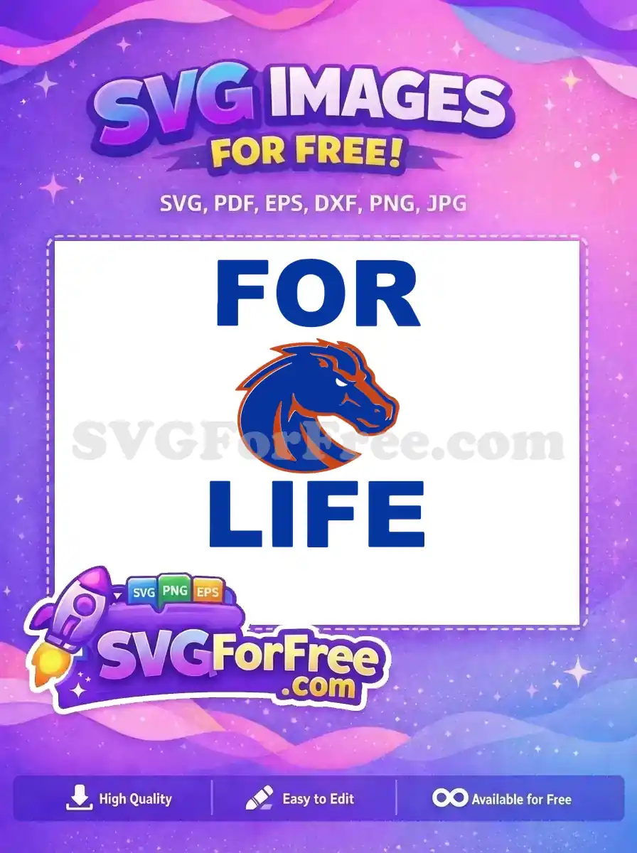 Free Blue Orange Stallion Free Sport Logos Design Free SVG