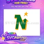 Free Green Gold North Stars Free Minnesota Logo Free SVG - Instant Download