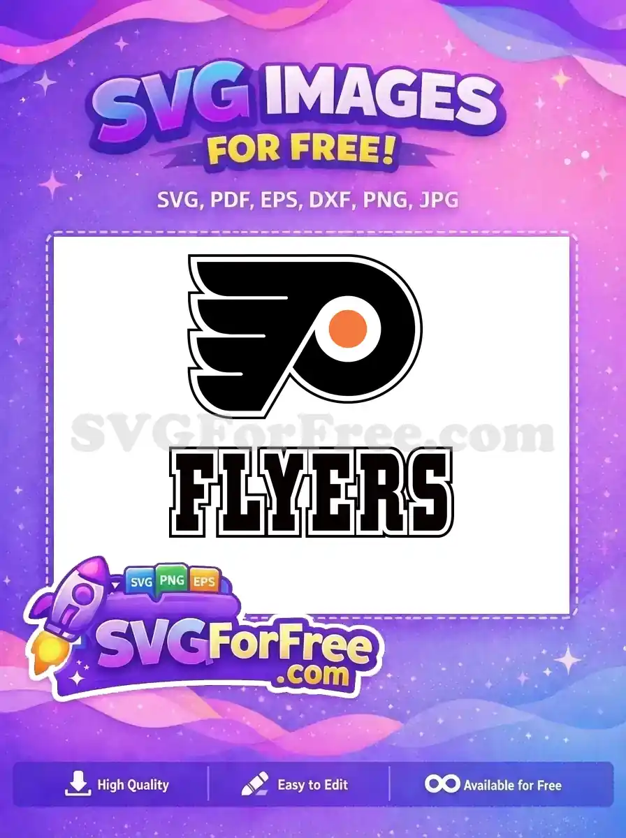 Free Philadelphia Flyers Winged P Free Hockey Team Free SVG