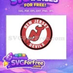 Free Red Jersey Free Devils Logo Sport Free SVG - Instant Download