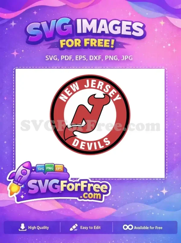 Free Red Jersey Free Devils Logo Sport Free SVG