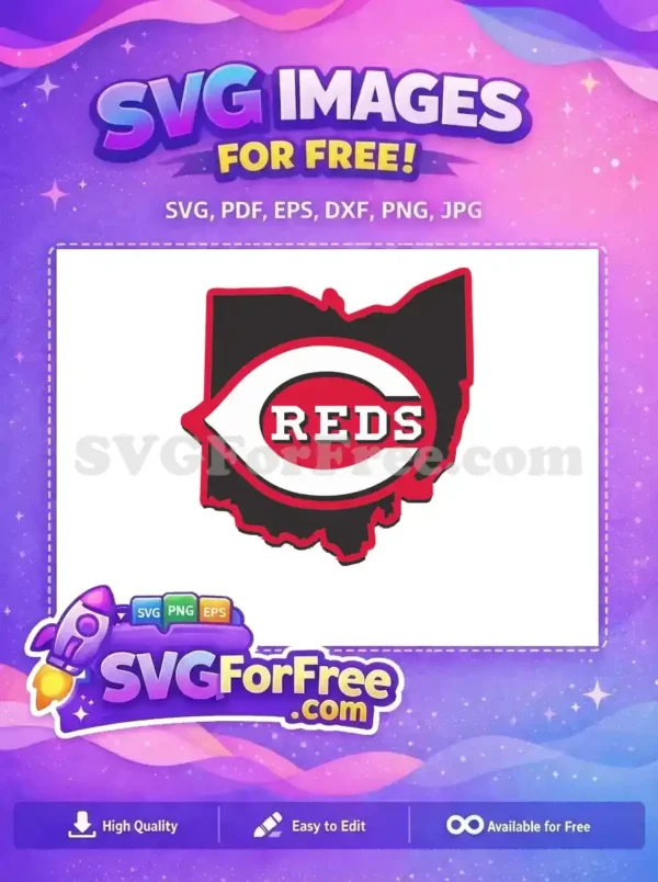 Free Ohio Reds Logo Free Baseball Team Sport Free SVG Free Ohio Reds Logo Free Baseball Team Sport Free SVG