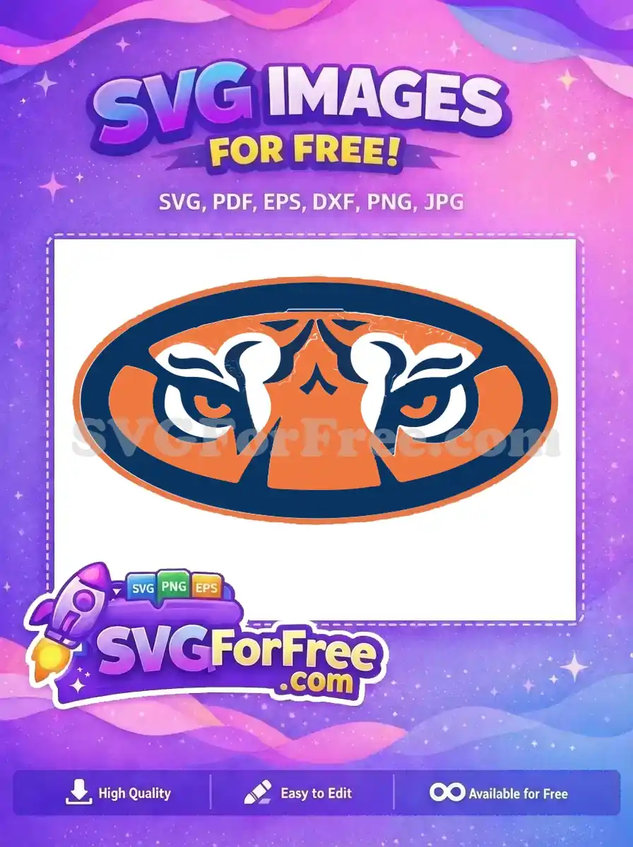 Free Orange Tiger Eyes Free Sport Logos Free SVG