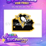 Free Hockey Stick Free Pennsylvania State Sport Logos Free SVG - Instant Download