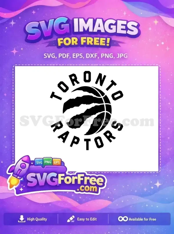 Free Toronto Raptors Free Claw Logo Sport Free SVG