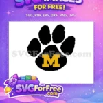 Free Yellow Letter M Free Sport Logos Free SVG - Instant Download