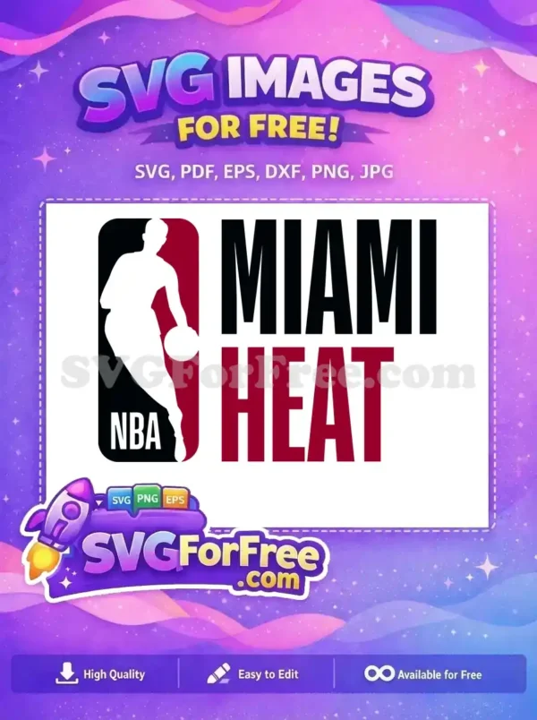 Free Miami Heat Player Free Sport Logos NBA Free SVG