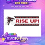 Free Atlanta Falcons Logo Free Rise Up Free SVG - Instant Download