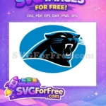 Free Roaring Panther Free Blue Sport Logos Free SVG 1 - Instant Download