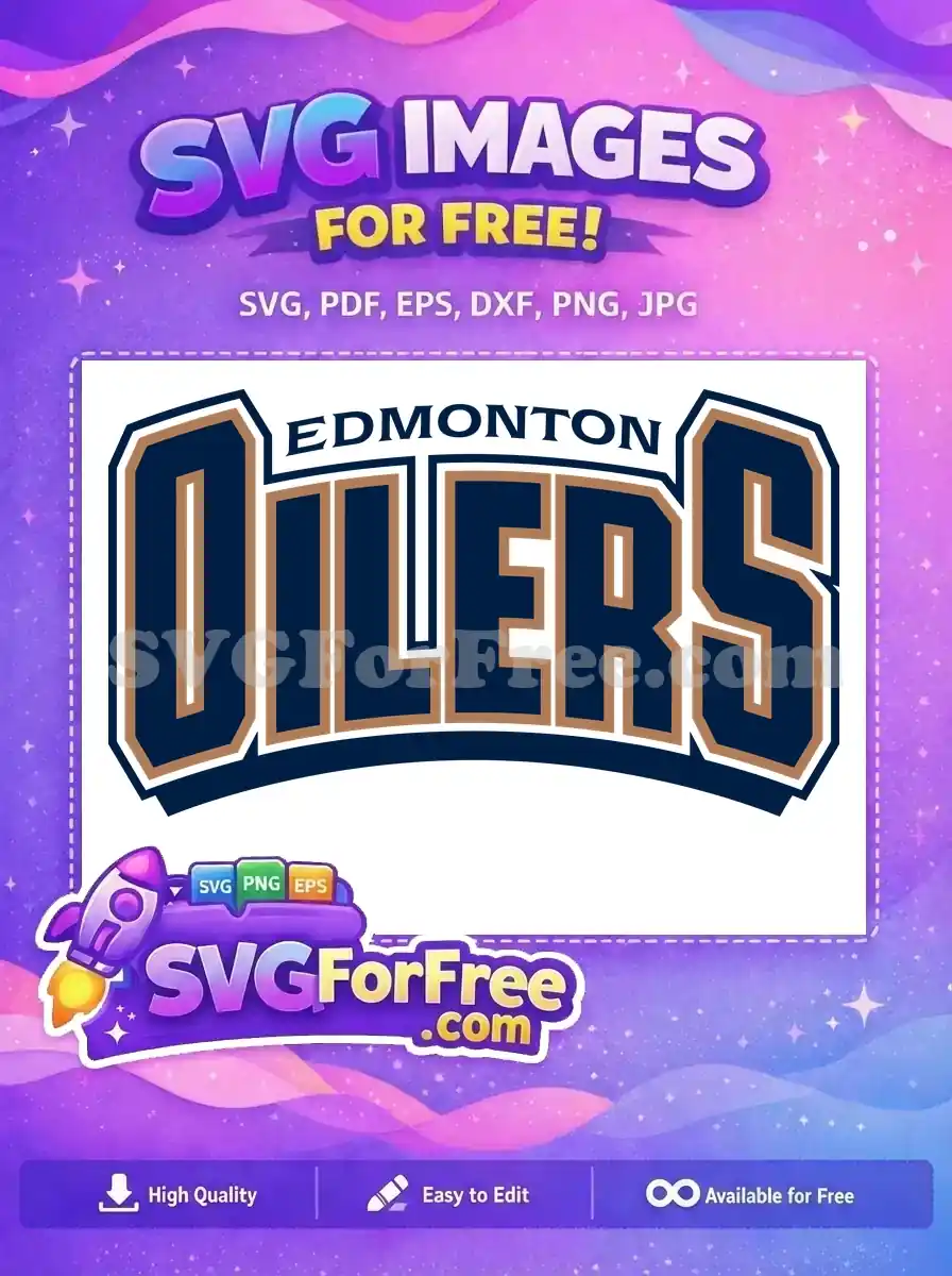 Free Edmonton Oilers Logo Free Sport Logos Emblem Free SVG