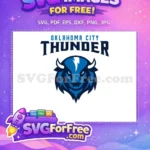 Free Blue Buffalo Free Lightning Oklahoma City Free SVG - Instant Download