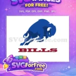 Free Buffalo Bills Free Blue Animal Sport Free SVG - Instant Download