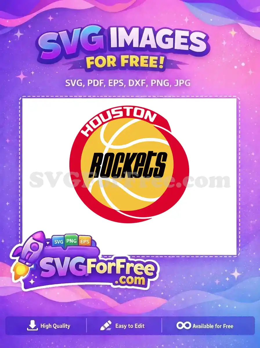 Free Houston Rockets Logo Free Sport Logos Free SVG 3