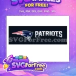 Free Flying Elvis Logo Free Patriots Wordmark New England Patriots Free SVG - Instant Download