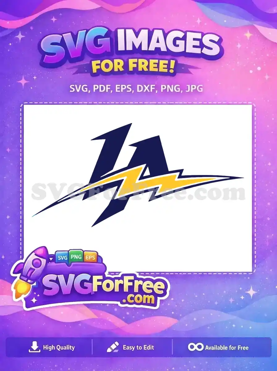 Free Dark Blue Lightning Free Bolt Sport Logos Free SVG