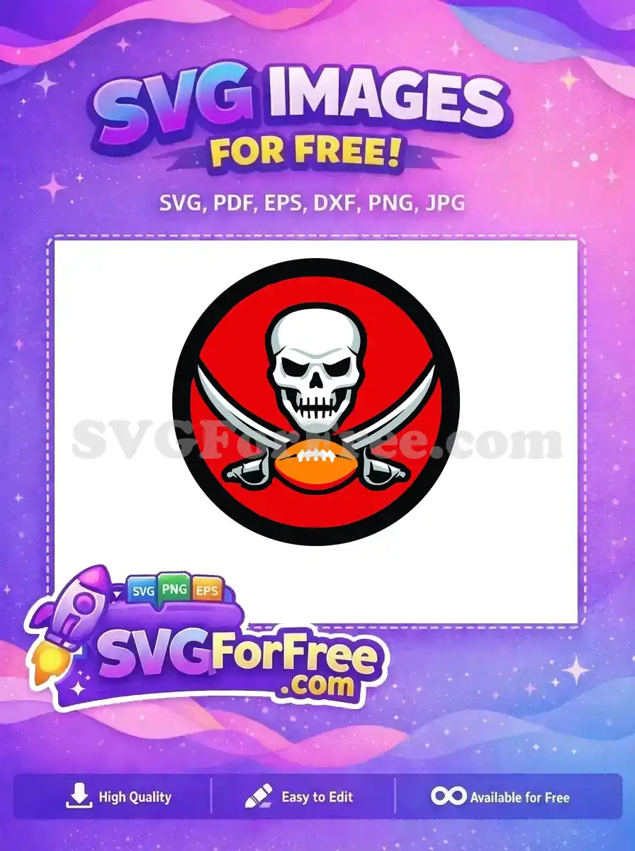 Free Skull Swords Free Football Tampa Bay Free SVG 2