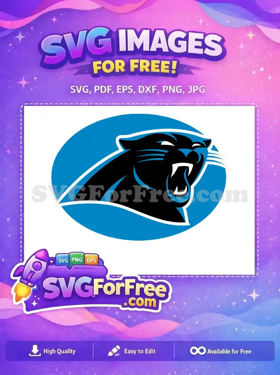 Free Roaring Panther Free Blue Sport Logos Free SVG 2
