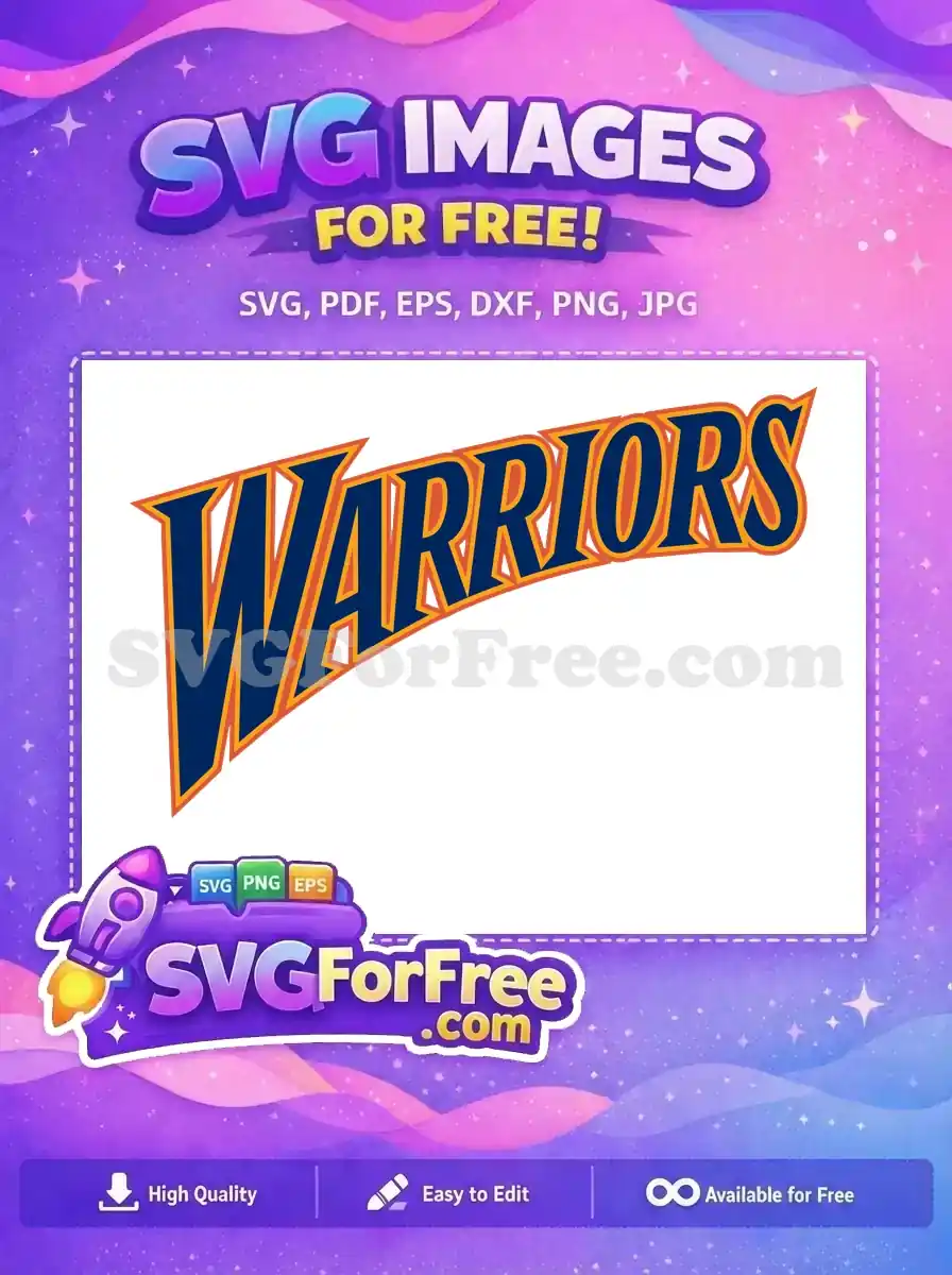 Free Warriors Blue And Gold Free Sport Logos Free SVG