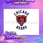 Free Orange Angry Bear Free Chicago Bears Sport Free SVG - Instant Download