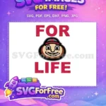 Free Cartoon Mascot Free Smiling Face Ohio Free SVG - Instant Download