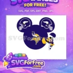 Free Purple Helmet Free Minnie Mouse Sport Logos Free SVG - Instant Download