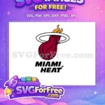 Free Miami Heat Logo Free Basketball Flame Sport Free SVG - Instant Download