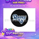 Free Blue Horns Free Sport Logos Los Angeles Free SVG - Instant Download