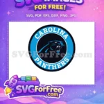 Free Carolina Panthers Roaring Free Sport Logos Free SVG 2 - Instant Download