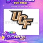 Free UCF Knights Free Gold Letters Sport Free SVG - Instant Download