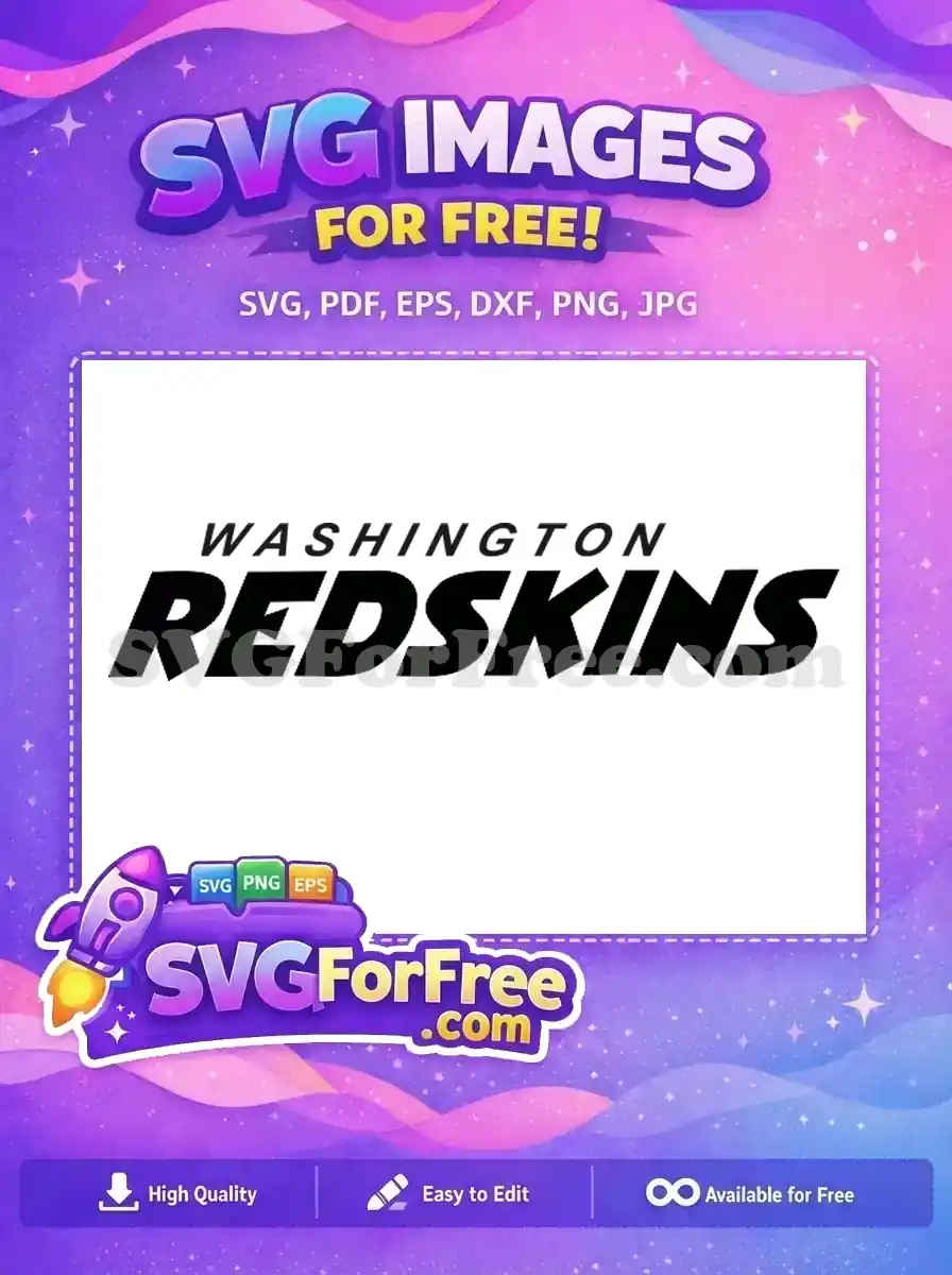 Free Bold Washington Redskins Free Sport Logos Free SVG
