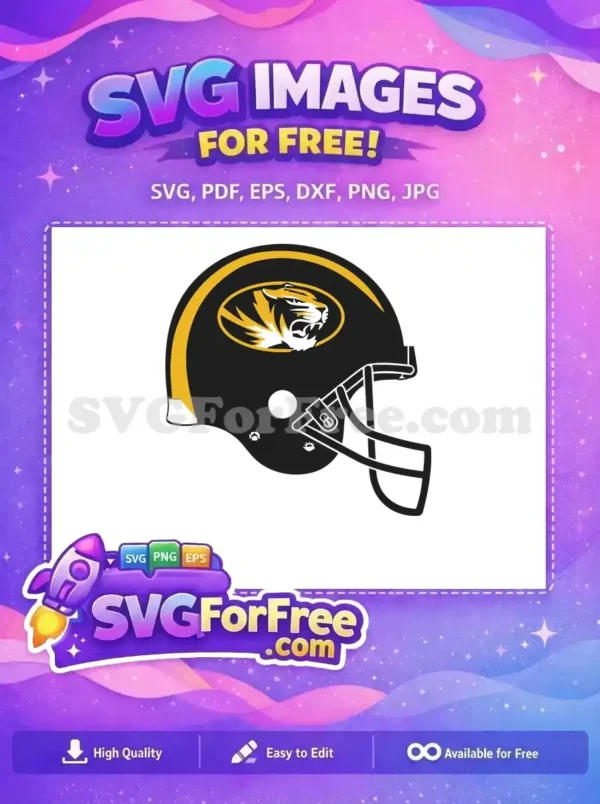 Free Tiger Head Free Black Helmet Sport Logos Free SVG