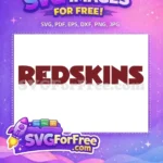 Free Maroon Redskins Free Sport Logos Redskins Free SVG - Instant Download