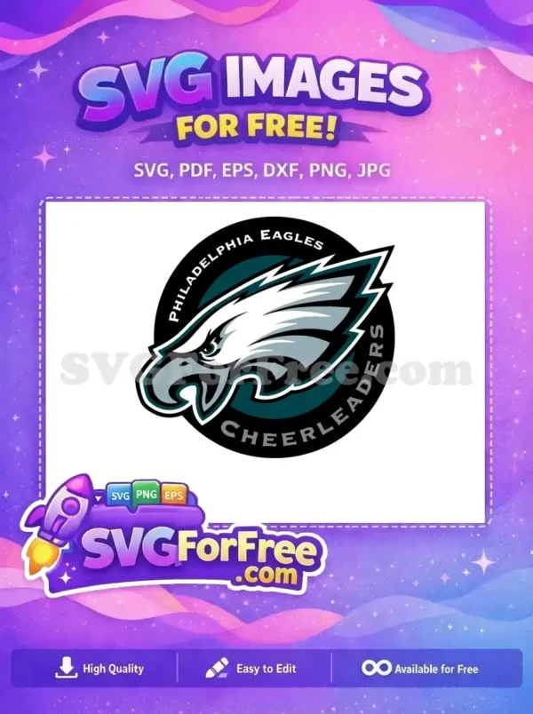 Free Teal Angry Bird Free Philadelphia Eagles Cheerleaders Free SVG