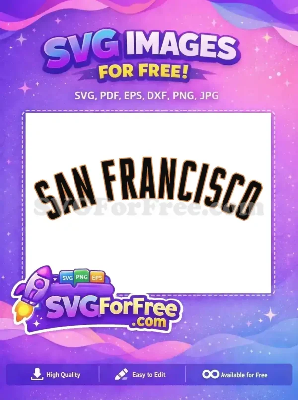Free San Francisco Text Free Sport Logos Team Free SVG Free San Francisco Text Free Sport Logos Team Free SVG