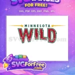 Free Maroon Green Letters Free Shooting Stars Minnesota Wild Free SVG - Instant Download