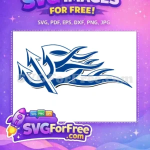 Free Blue Trident Free Sport Logos Icon Free SVG