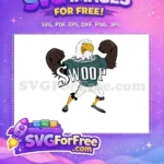 Free Swoop Mascot Free Eagles Cartoon Sport Free SVG - Instant Download