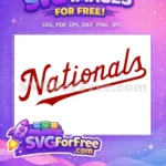 Free Nationals Baseball Free Sport Logos Nationals Free SVG - Instant Download