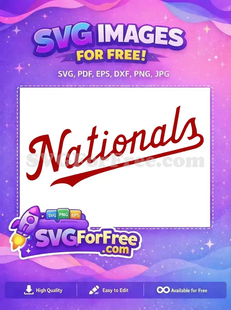 Free Nationals Baseball Free Sport Logos Nationals Free SVG