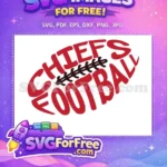 Free Red Chiefs Free Football Sport Free SVG - Instant Download