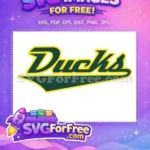 Free Green and Yellow Dark Ducks Free Sport Logos Free SVG - Instant Download