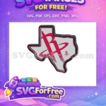 Free Houston Rockets Logo Free Texas State Sport Free SVG - Instant Download