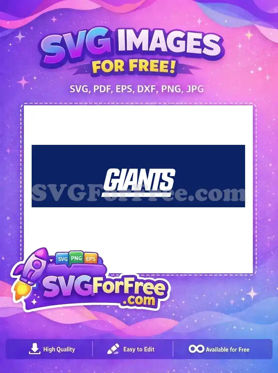 Free New York Free Giants Sport Team Free SVG