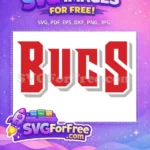 Free Red Bold Bucs Free Sport Logos Free SVG - Instant Download