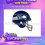Free Green Eye Free Seattle Seahawks Helmet Sport Free SVG - Instant Download