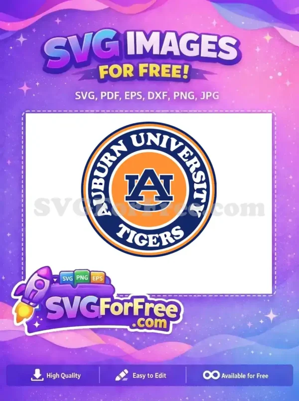 Free Auburn University Tigers Logo Free Mascot Free Sport Logos SVG Free Auburn University Tigers Logo Free Mascot Free Sport Logos SVG