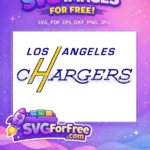 Free Los Angeles Free Chargers Sport Logos Free SVG - Instant Download