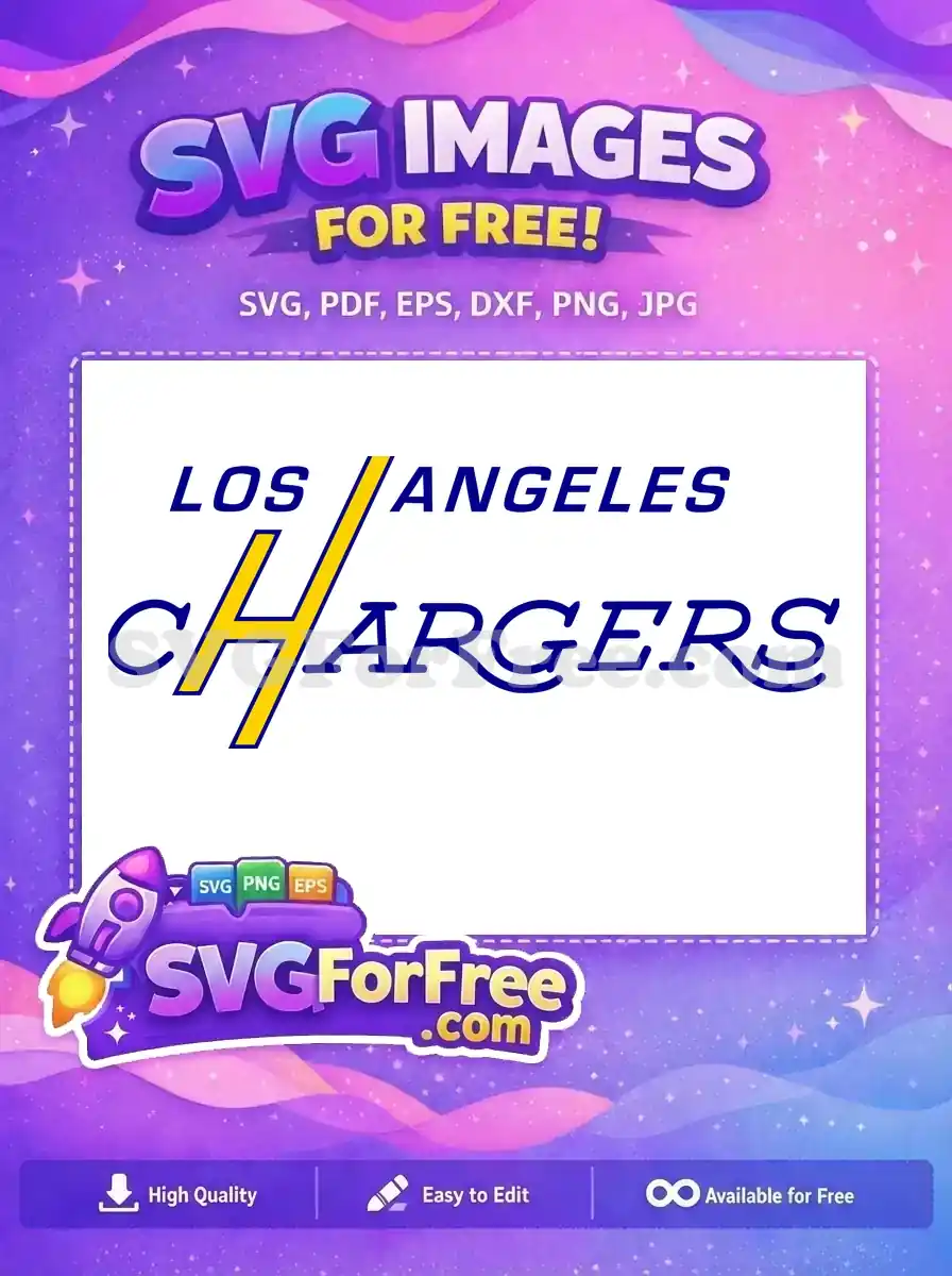 Free Los Angeles Free Chargers Sport Logos Free SVG