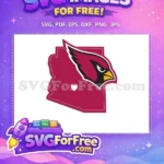 Free Cardinal Head Free Arizona State Sport Logos Free SVG - Instant Download