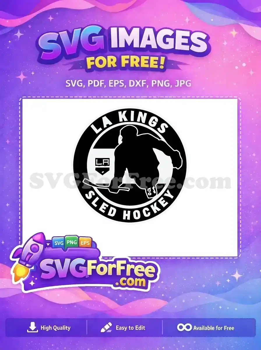 Free LA Kings Free Sled Hockey Sport Free SVG